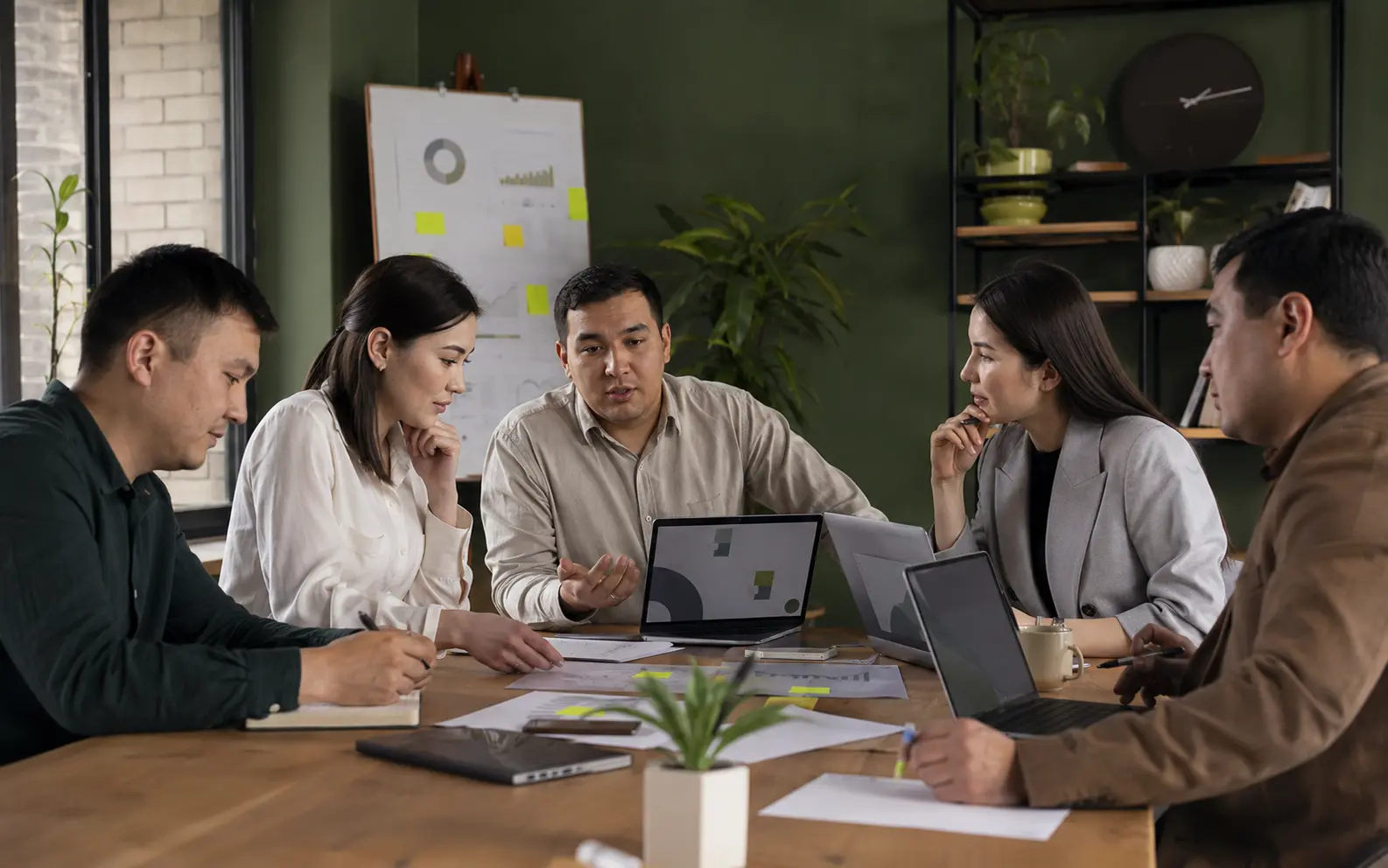 A team using AI in everyday work